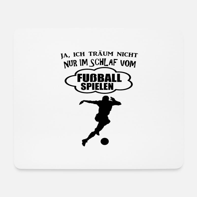 Football soccer player gift idea - Mouse Pad (horizontal) - white