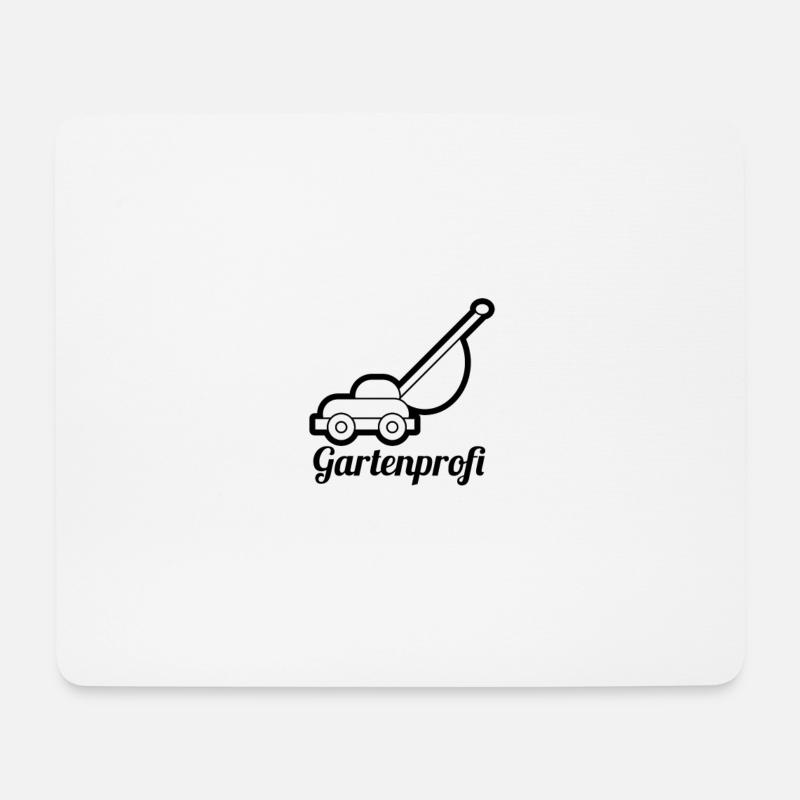 Gartenprofi - Mousepad (Querformat) - Weiß