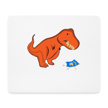 SNACKOSAURUS - Tapis de souris (format paysage) - blanc - Devant