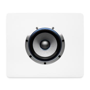 Speakers - Mouse Pad (horizontal) - white - Front