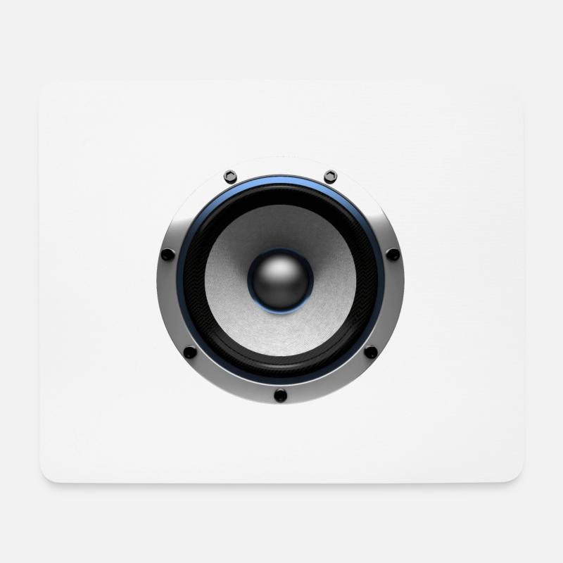 Speaker - Mousepad (Querformat) - Weiß