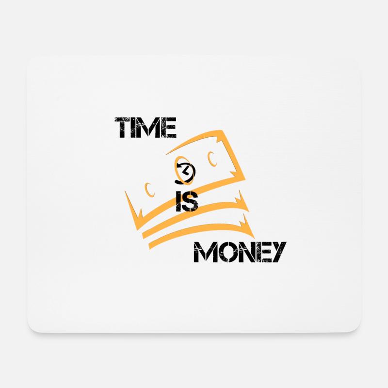 Geld - Mousepad (Querformat) - Weiß