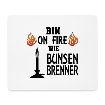 Chemiker Lehrer Bunsenbrenner Spruch Geschenkidee - Mousepad (Querformat) - Weiß - Vorne