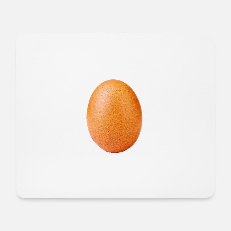 Ei - Mousepad (Querformat) - Weiß