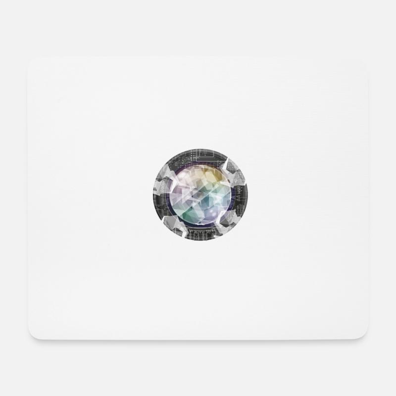 Objektiv - Mousepad (Querformat) - Weiß