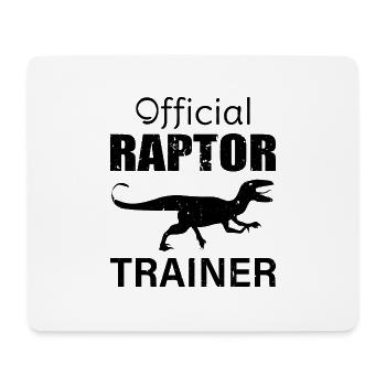 OFFICIAL RAPTOR TRAINER - Mousepad (Querformat) - Weiß - Vorne