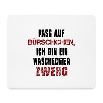 Dwarf small dwarf funny saying child - Mouse Pad (horizontal) - white - Front