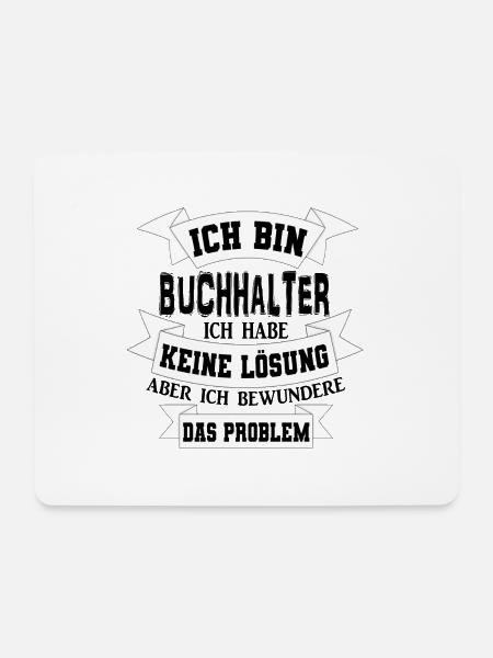 Buchhalter Geschenkidee Geschenkidee - Mousepad (Querformat) - Weiß