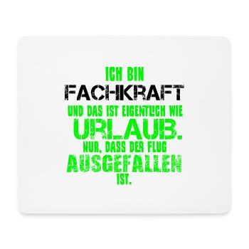 Specialist funny saying profession - Mouse Pad (horizontal) - white - Front