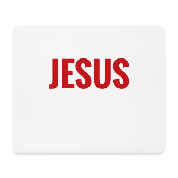 Alles was du brauchst ist Jesus - Mousepad (Querformat) - Weiß - Vorne