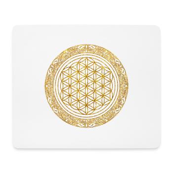 Mandala - Tapis de souris (format paysage) - blanc - Devant