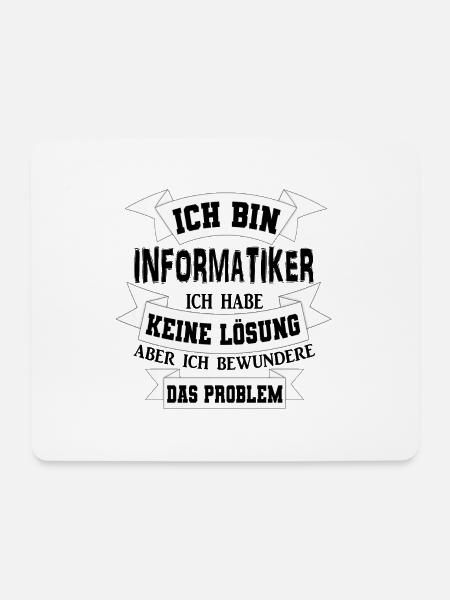 Informatik informatiker Geschenkidee - Mousepad (Querformat) - Weiß