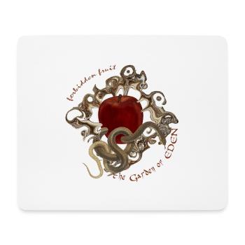 forbidden fruit - Mouse Pad (horizontal) - white - Front