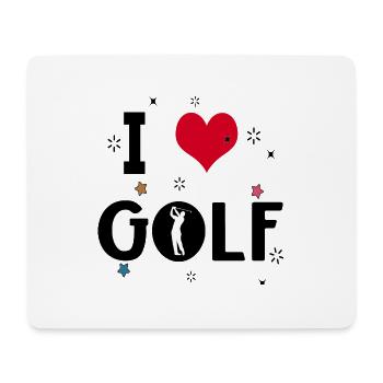 Maillot de golf - Sport Hobby Golfer - Cadeau - Tapis de souris (format paysage) - blanc - Devant