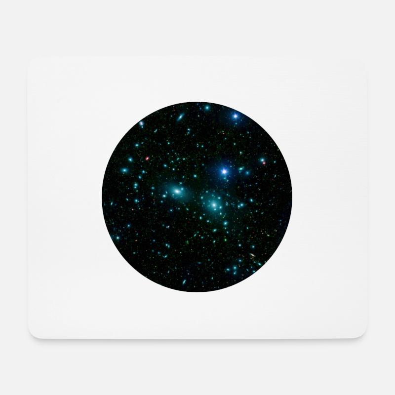 Galaxy - Space - Sterne - Cosmic - Kunst - - Mousepad (Querformat) - Weiß