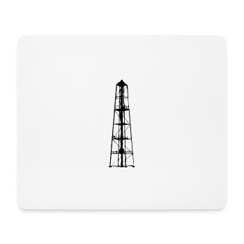 Ein Ölturm der Industrie und Wirtschaft - Mousepad (Querformat) - Weiß - Vorne