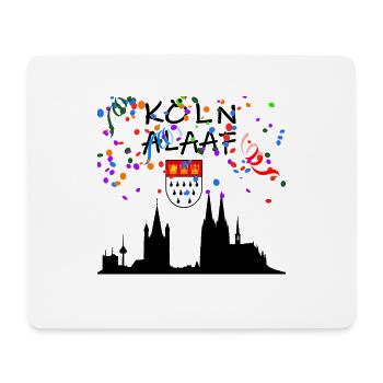 Cologne Alaaf , Carnaval de carnaval Dom Armants chemise - Tapis de souris (format paysage) - blanc - Devant