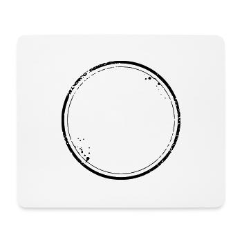 vintage kreis - Mousepad (Querformat) - Weiß - Vorne