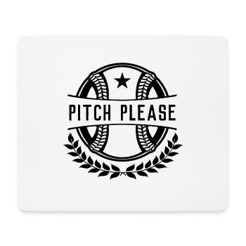 Sports Shirt • Baseball • Gift - Mouse Pad (horizontal) - white - Front