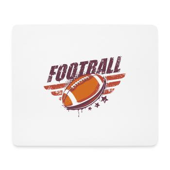 Junge Football Sport Ball Geschenk Süß - Mousepad (Querformat) - Weiß - Vorne