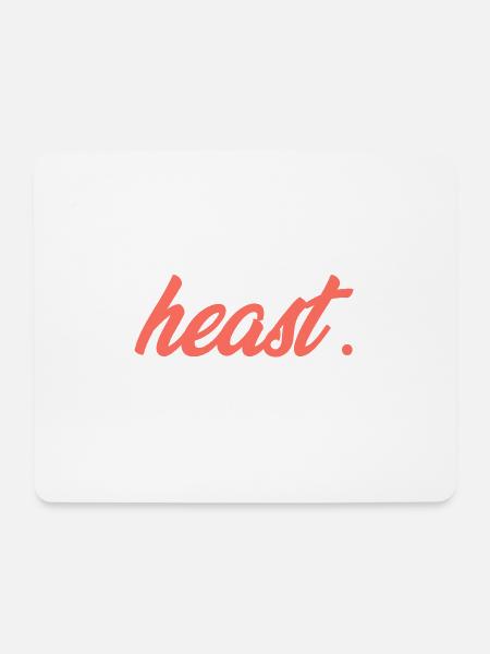 heast - herst - hearst - Dialekt - Wiener Geschenk - Mousepad (Querformat) - Weiß
