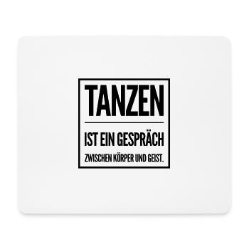 Tanzen Tänzer Musik Tänzerin Tanz Geschenkidee - Mousepad (Querformat) - Weiß - Vorne