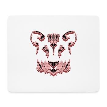 Queen, Löwe, Löwin, Tier, Geschenk, wildtiere-löwe - Mousepad (Querformat) - Weiß - Vorne