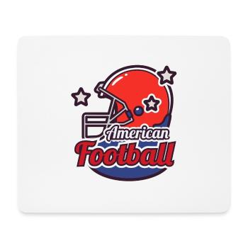 Sport Shirt • American Football • Geschenk - Mousepad (Querformat) - Weiß - Vorne