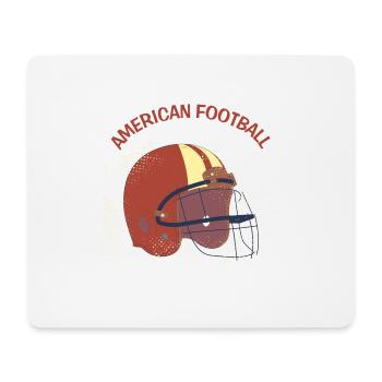 Sport Shirt • American Football • Geschenk - Mousepad (Querformat) - Weiß - Vorne