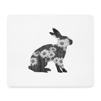 Ostern Osterhase - Mousepad (Querformat) - Weiß - Vorne