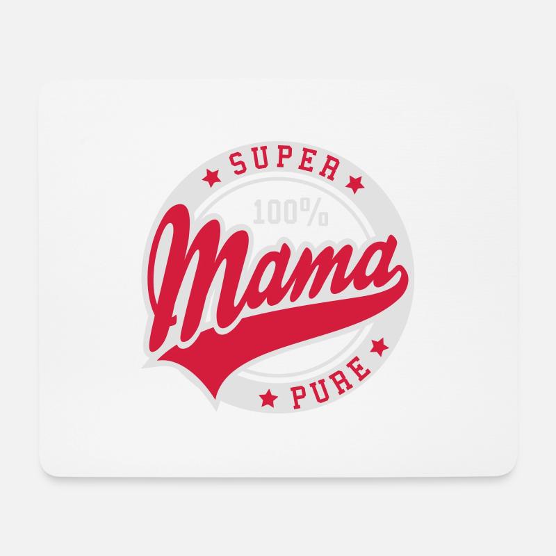 100 percent PURE SUPER MAMA 2C - Mouse Pad (horizontal) - white