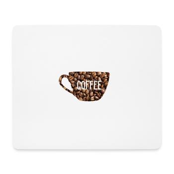 Coffee Kaffee - Mousepad (Querformat) - Weiß - Vorne