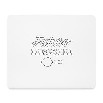Future Mason Spoon Design T-Shirt - Mouse Pad (horizontal) - white - Front