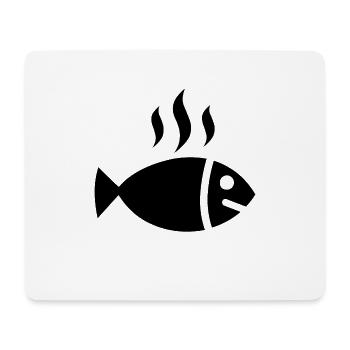 A dead fish stinks - Mouse Pad (horizontal) - white - Front
