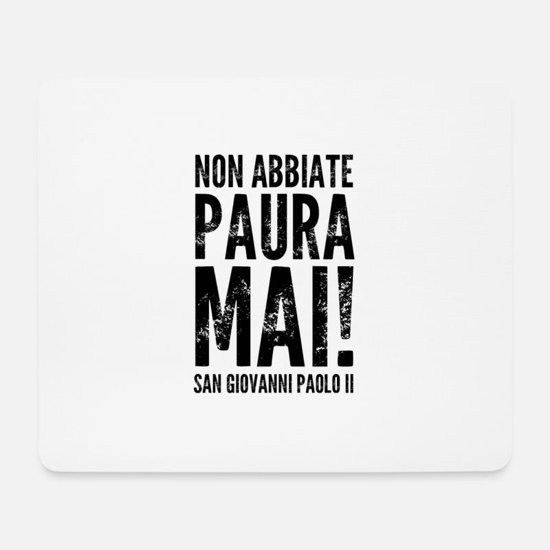Haben Sie nie Angst N - Mousepad (Querformat) - Weiß