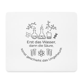 Professeur de chimie professeur de chimie - Tapis de souris (format paysage) - blanc - Devant