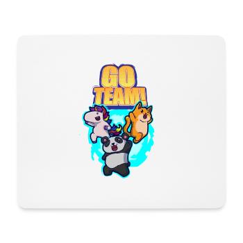 Unicorn Panda Cat Portal Motivation - Mouse Pad (horizontal) - white - Front