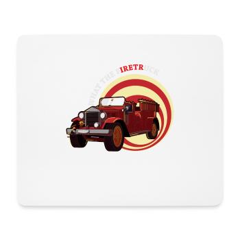 Fire Brigade Ambulance Profession Rarity Gift - Mouse Pad (horizontal) - white - Front