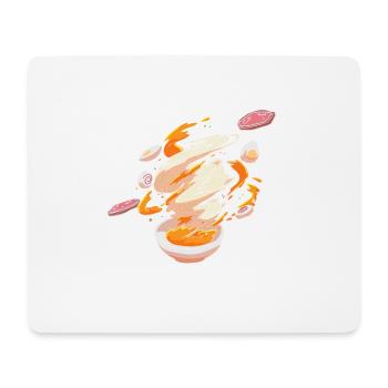 Ramen Nudeln Suppe Hurricane Japanisch Geschenk - Mousepad (Querformat) - Weiß - Vorne
