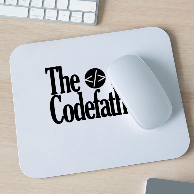 The Codefather Coding Programmer Godfather Parrain Tapis de souris (format paysage)
