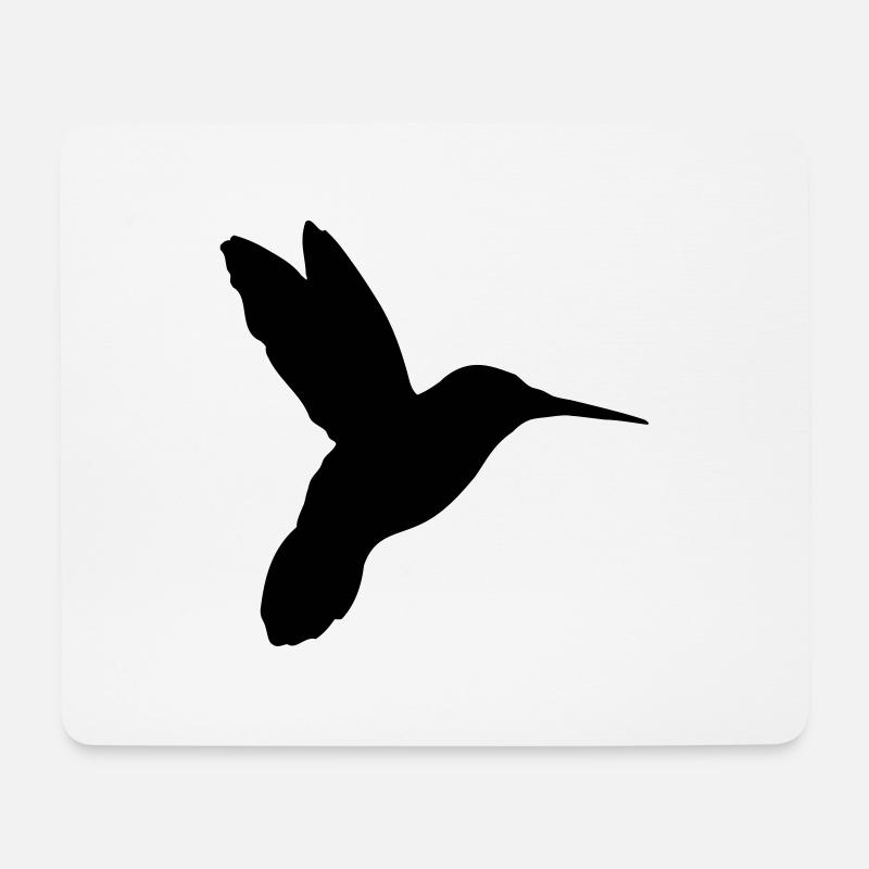 kolibri_gm1 - Mousepad (Querformat) - Weiß