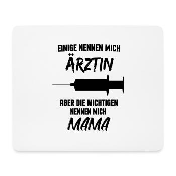 Ärztin Medizinerin Geschenk - Mousepad (Querformat) - Weiß - Vorne