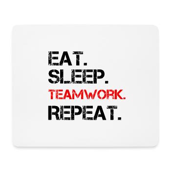 Teamwork Team travail groupe de motif de rengaine - Tapis de souris (format paysage) - blanc - Devant