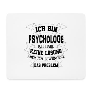 Psychologe Spruch Geschenkidee - Mousepad (Querformat) - Weiß - Vorne