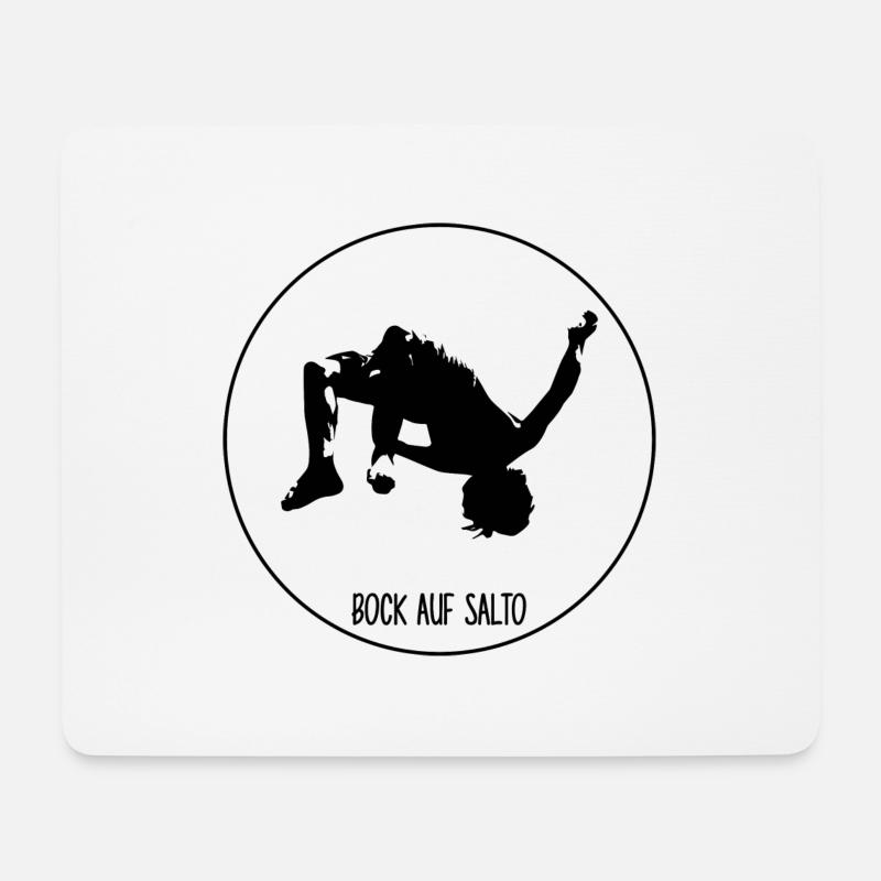 Bock auf Salto Logoprint - Mousepad (Querformat) - Weiß