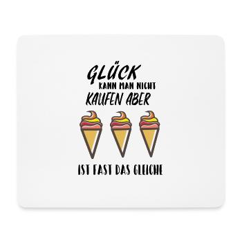 Eiskrem - Eis Liebhaber - Eis - Geschenkidee - Mousepad (Querformat) - Weiß - Vorne
