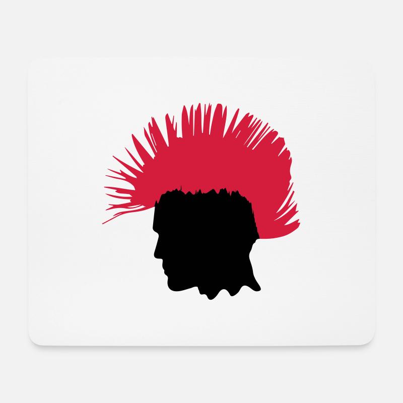 PUNK - Mousepad (Querformat) - Weiß