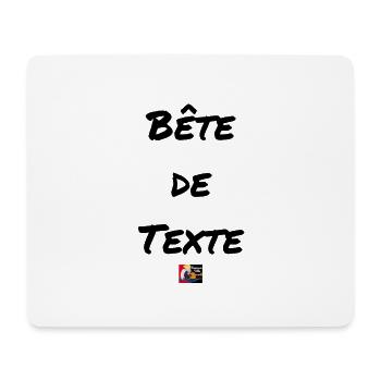 Bestie von Text-, Word Games Francois Ville - Mousepad (Querformat) - Weiß - Vorne