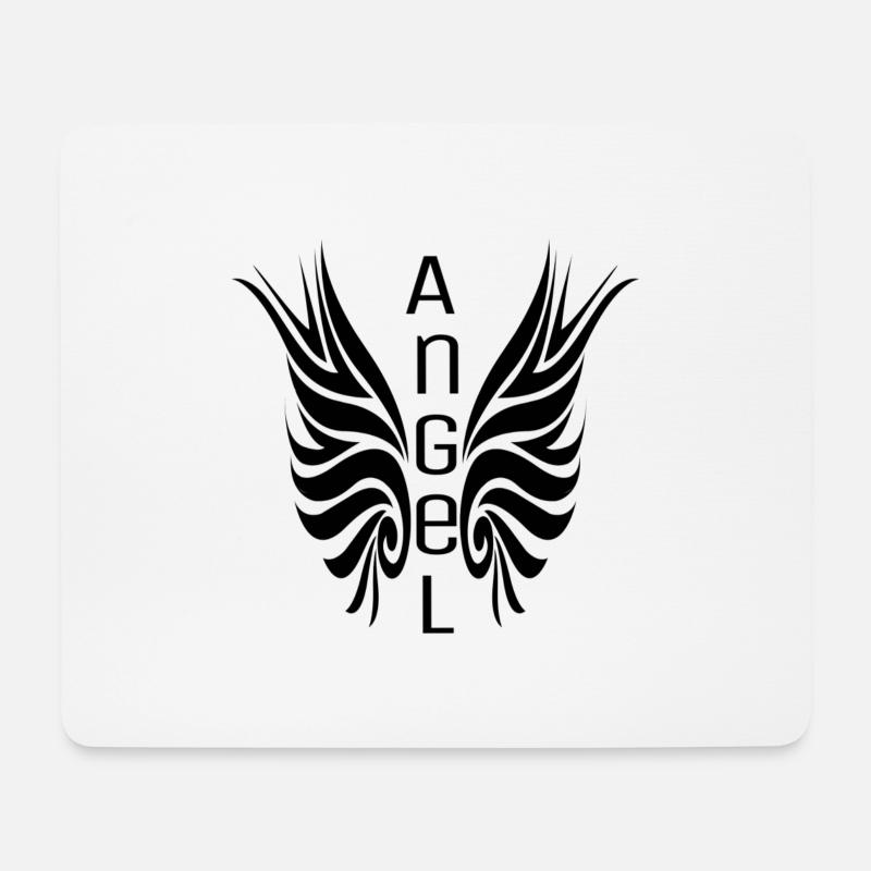 Engel - Mousepad (Querformat) - Weiß