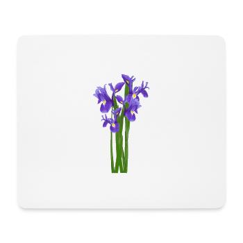 Flowers Spring Iris Iris - Gift Idea - Mouse Pad (horizontal) - white - Front